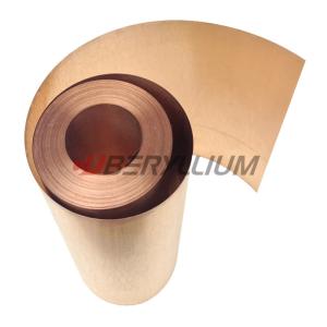 Buy cheap Cube2 Copper Beryllium Alloy Strip Annealing Qbe2 0.2mmx250mm For Spring from wholesalers