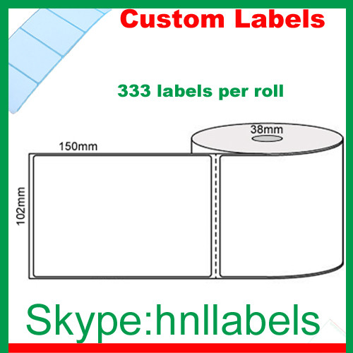 Buy cheap Thermal Transfer Labels 102mmX150mm/1 Plain Transfer Roll Perm, Perfs 333Lpr, 38mm core from wholesalers