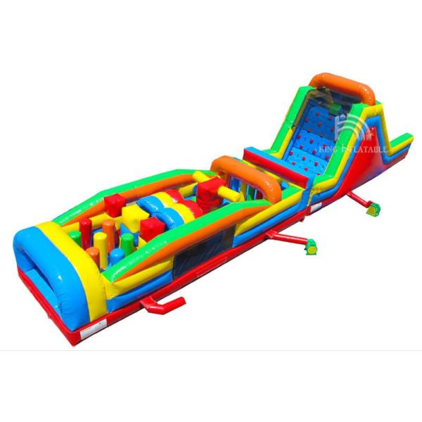 Inflatable Obstacle Course Rental Blow Up Bounce House Wipeout Races For Adults Kids