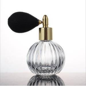 Glass Cosmetic Containers 100ml Vintage Style Air Bag Refillable Fine Spray
