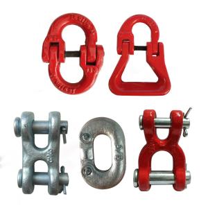 Buy cheap G80 12.5T Grade 80 Connecting Link Hammer Lock Chain Connector with Long-lasting Painting Finish from wholesalers
