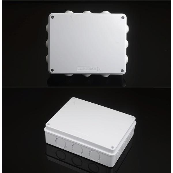 ABS Plastic Waterproof Adaptable Junction Box With Knockouts Entry Holes