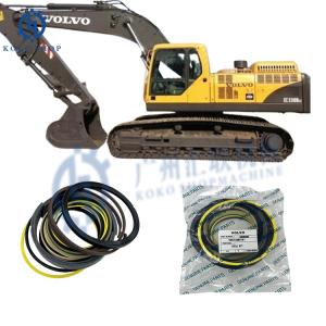 China VOE14589141 PU+PTFE+FKM+NBR 14589136 14589138 14589139 BUCKET CYLINDER SEAL KIT FOR VOLVO EC330B EC330C EC330 Excavator on sale