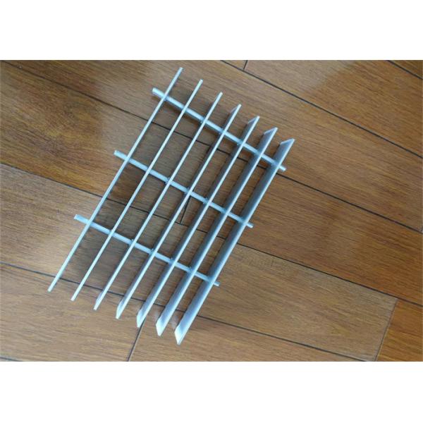 Quality Building Material 6063 T6 Aluminum Bar Grating Roof Safety Walkway for sale
