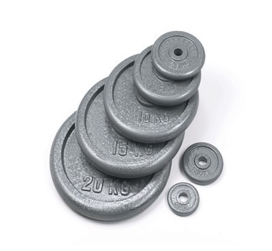 Buy cheap Black / Gray Hammertone Dumbbell Weight Plate Set Cast Iron Material from wholesalers