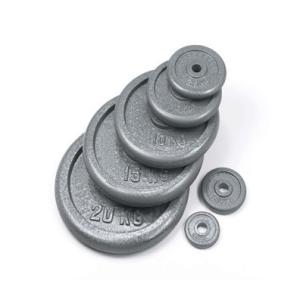 Buy cheap Black / Gray Hammertone Dumbbell Weight Plate Set Cast Iron Material from wholesalers