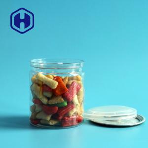 250ml 211 8.5oz Clear Plastic Cans Bright Dried Pork Beef Jerky Packaging