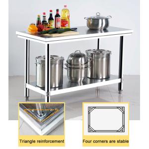 Buy cheap Multifunctional Stainless Steel Work Table for Knocked-down Lab in Silver Finish from wholesalers