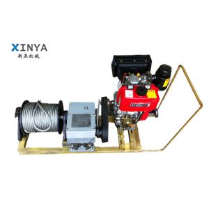 Buy cheap 8 Ton Single Drum Gasoline Engine Powered Winch Cable Winch Puller from wholesalers