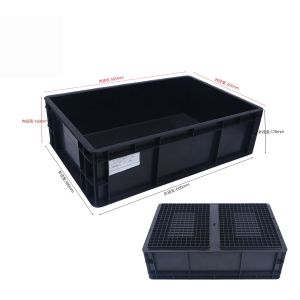 Buy cheap 600*400mm ESD Bin Box ESD Containers Esd Plastic Tool Box Black Antistatic PP Box from wholesalers