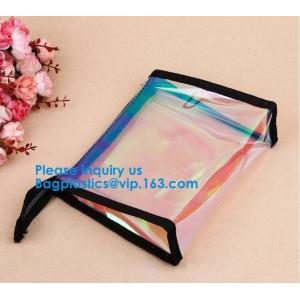 Travel Transparent Exquisite Zippered Handbag PVC Waterproof Toiletry Case Clear
