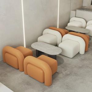 Buy cheap Star Hotel Lobby Furniture Leisure Sofas Chairs Tables Custom Regular Size from wholesalers