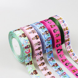 Buy cheap Factory price high quality custom printed 32mm grosgrain stripe ribbon cartoon from wholesalers