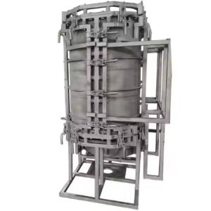 Buy cheap OEM Rotation Moulding Silver Aluminum Rotary Molding Mold Customized from wholesalers