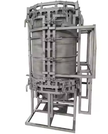 OEM Rotation Moulding Silver Aluminum Rotary Molding Mold Customized