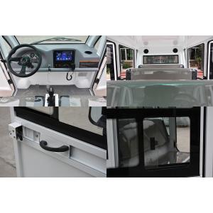 Buy cheap Full Enclosed Passenger Cabin Design 8seats Electric Utility Vehicle Patrol Cart With a Rear Cargo Box For Patrol from wholesalers