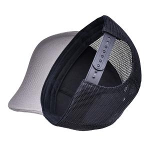 Customizable Cotton-Front Trucker Cap with Sweatband Custom Lether Patch