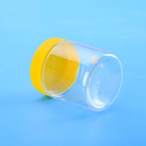 Buy cheap 900ML Screwed Capped Plastic Round Plastic Screw Cap Jars from wholesalers
