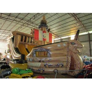 Buy cheap Big Dinosaur Inflatable Pirate Ship With Slide  Enviroment - Friendly from wholesalers