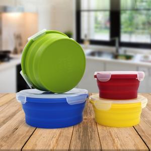 Buy cheap Set Of 4 Wholesale High Quality Silicone Lunch Box Plastic Cooler from wholesalers
