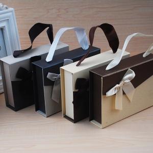 Printing Handling Glossy Lamination Customized Portable Chocolate Gift Box with