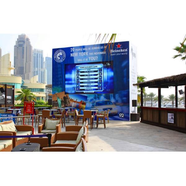 Quality P6  outdoor full color led display ,outdoor big tv advertising led screen for sale