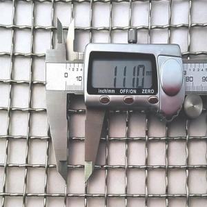 China Square Hole Double Intermediate Crimped Wire Mesh Stainless Steel Woven Wire Mesh on sale