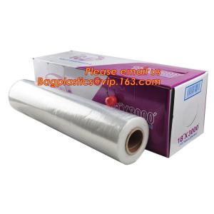 Buy cheap Waterproof transparent pe pvc 12mic 30cm customized food wrap,China stretch cling wrap manufacturer pe food wrap with from wholesalers