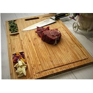 Buy cheap Varnished Surface Bamboo Cutting Board Set With 3 Separate Compartments from wholesalers