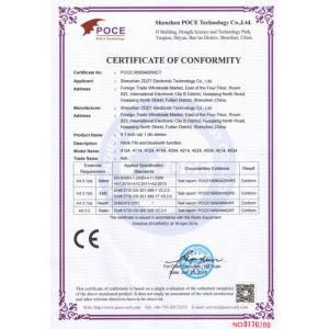 Shenzhen ZDZT Electronic Technology Co., Ltd. Certifications