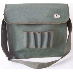 Canvas Technician Tool Kit Green Durable Tool Shoulder Bag with Organizers