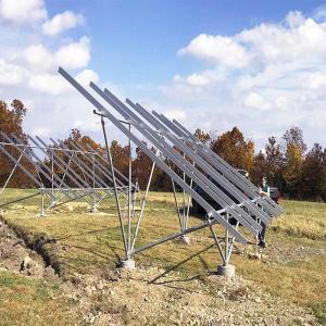 Buy cheap Lightweight Stainless Silver Galvanized Steel Profile Solar Mounting System PV Module Support from wholesalers