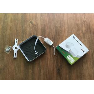 960lm Led Square Panel Light 12w No Strobe Work Lifespan Up To 50000 Hrs