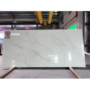 Buy cheap Black and white calacata Quartz stone countertop from wholesalers