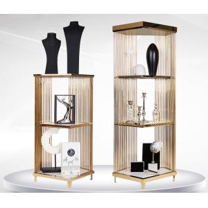 Buy cheap Mirror Surface Clothes Shop Display Shelving With Led Light OEM / ODM Available from wholesalers