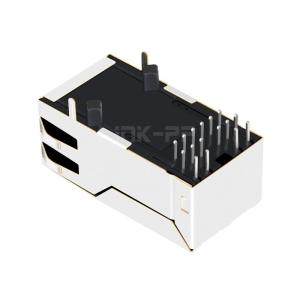 Buy cheap Pulse JK0-0014NL Compatible LINK-PP LPJK0014AWNL 100/1000 Base-T Tab Up Green/Green Led 1x1 Port Shielded RJ45 ICM Connector from wholesalers