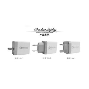 Buy cheap Auto Identify Phone Current  Three Port Quick Charge 3.0 Adapter Stable Voltage Protection from wholesalers