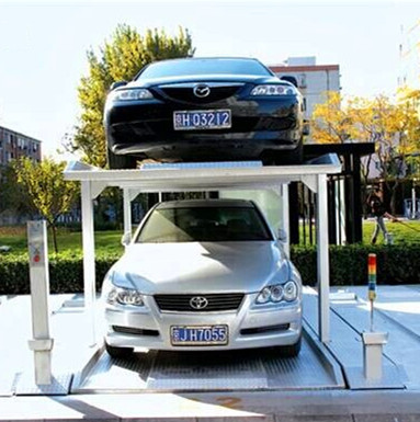 Quality Electric Hydraulic Simple Car Parking Lift In Pit For Two Cars 4-5ton for sale