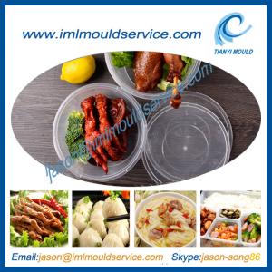 Buy cheap clear 1750ml thin wall plastic rice and food bowls moulding with lids disposable from wholesalers