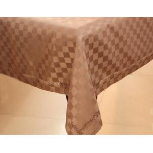 Buy cheap BSCI audit passed-Luxuary 100% Polyester jacquard tablecloth with nice edge workmanship from wholesalers