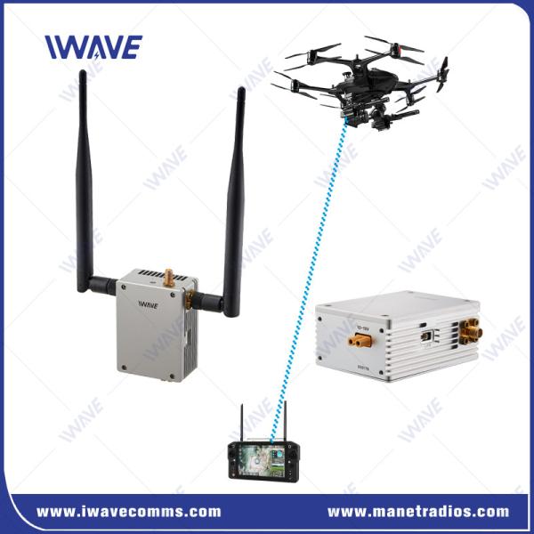 Quality 50km Mavlink 2.4GHz COFDM UAV Video Transmitter Ultra long range UP/Downlink for sale