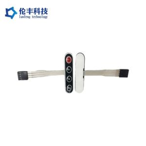 Buy cheap 50-500g Actuation Force Plastic Membrane Switch PET Membrane Switch Easy To Clean Control Panel For Industrial Equipment from wholesalers