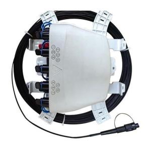 High-Performance Fiber Optic Splice Closure with 12 Core Capacity and Compact