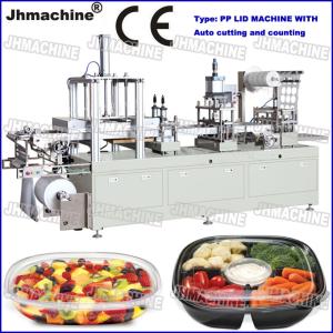 Buy cheap Automatic PP sheet lid Making Machine Within Auto Cutting and Stacking System product
