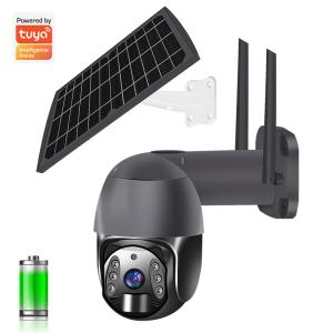 Buy cheap Night Vision Solar Security PTZ Camera Tuya Wifi / 4G Cloud Storage IP Camera from wholesalers