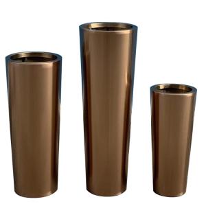 Buy cheap Outdoor and indoor garden decorative round flower pots metal planter from wholesalers