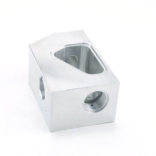 ASTM Standard Precision Machined Aluminum Valve Metal Block in with RoHS