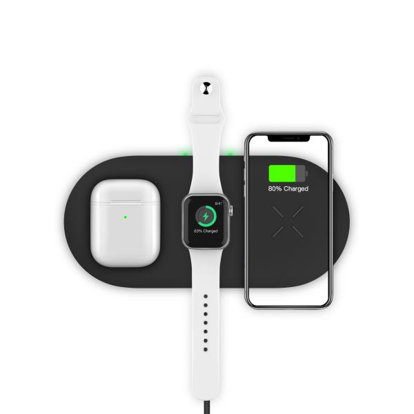 Quality Polish Intelligent Charging 20 Watt QI Wireless Charging Pad for sale