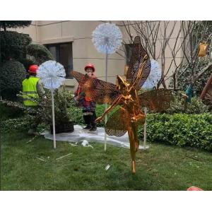 Buy cheap SS Lawn Garden Sculptures And Statues Modern Golden Varnished from wholesalers