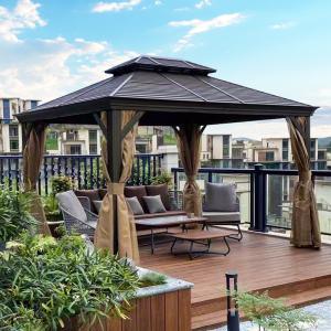 Buy cheap Gazebo with Adjustable Roof  Outdoor Hardtop Gazebo  Gazebo Canopy from wholesalers